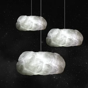 Lampe suspendue en forme de nuage