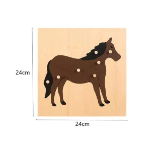 Puzzle Cheval Montessori