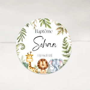 Stickers autocollant Savane Multiples animaux