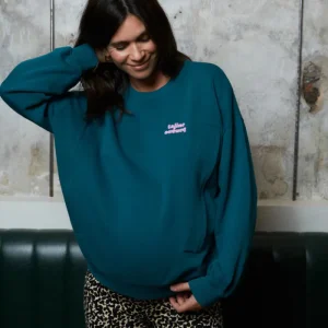 Sweat d’allaitement Tajinebanane – vert émeraude, doux et pratique