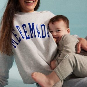 Sweat Allaitement "mèremade" - Gris