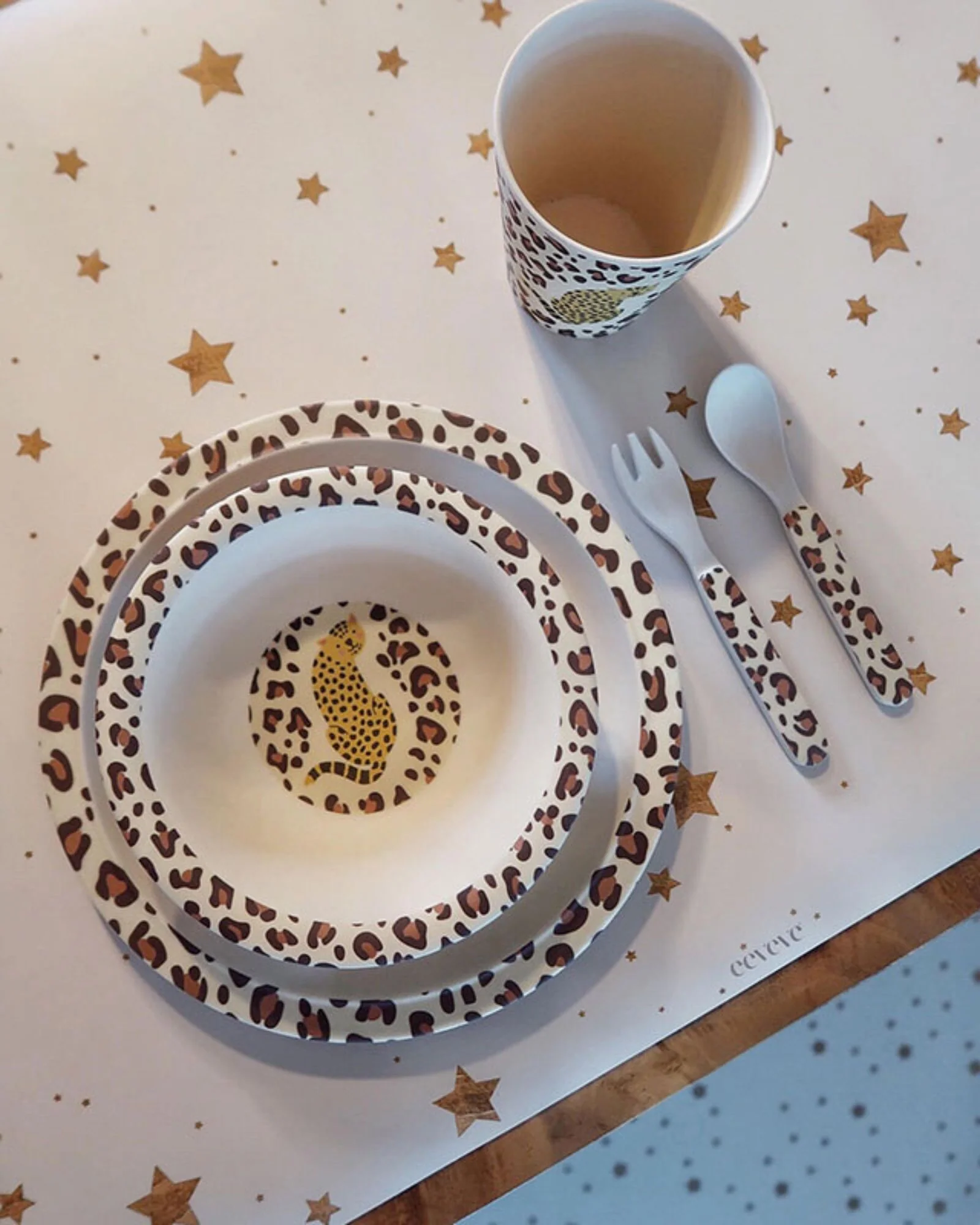 Étoiles - Amande - Tapis de bureau – Image 3