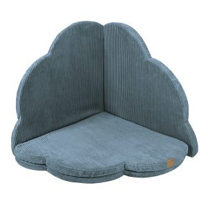 Tapis de jeu nuage en velours Corduroy à larges côtes Aesthetic