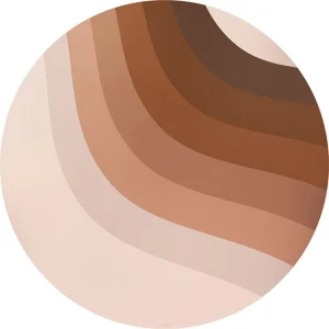 Lignes rétro - brun - Tapis de sol